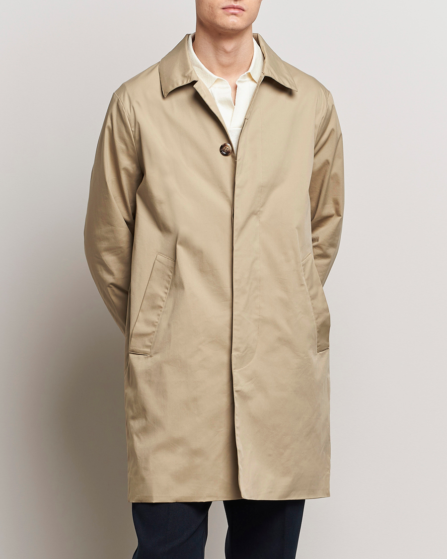 Heren | Hedendaagse jassen | A Day's March | Duster Car Coat Khaki