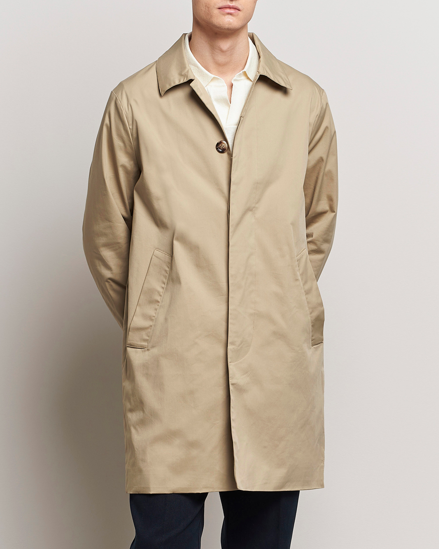 Heren | Jassen | A Day's March | Duster Car Coat Khaki