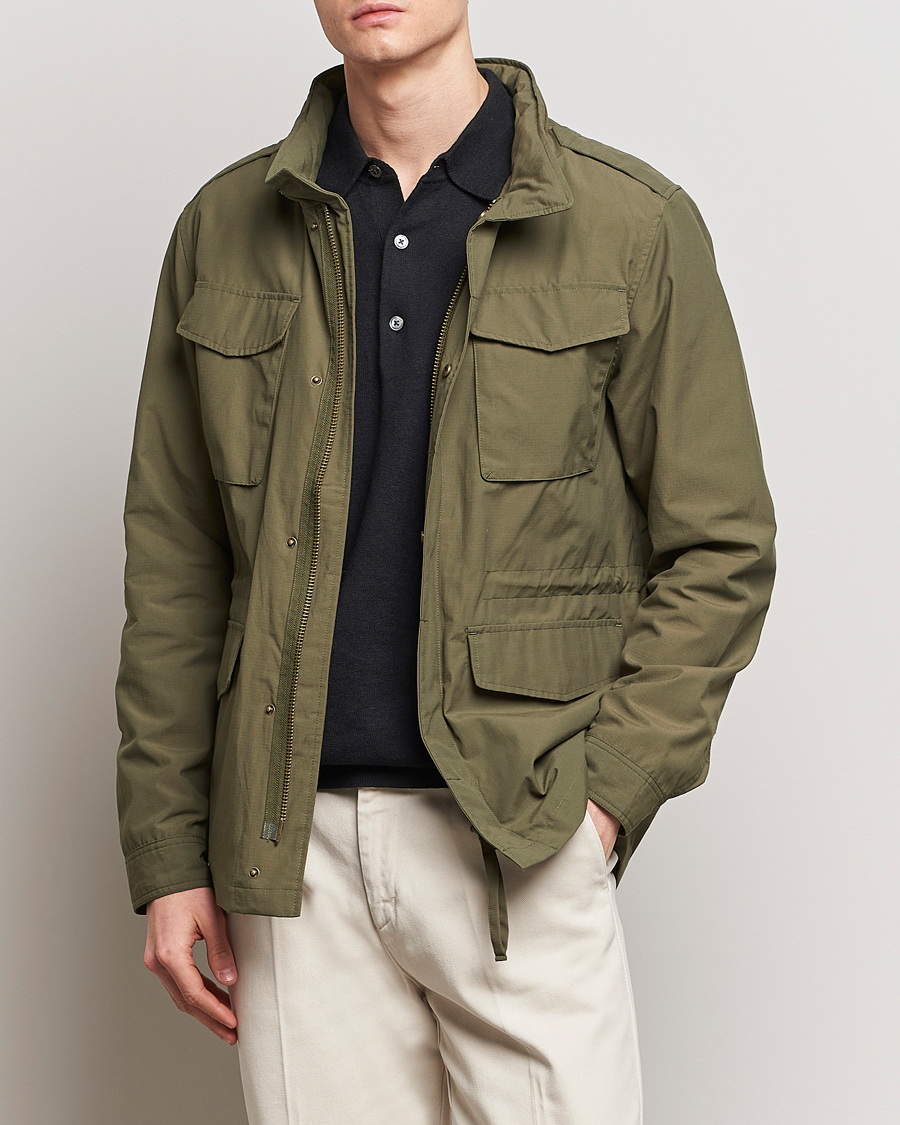 Heren | Veldjassen | A Day's March | Barnett M65 Jacket Olive