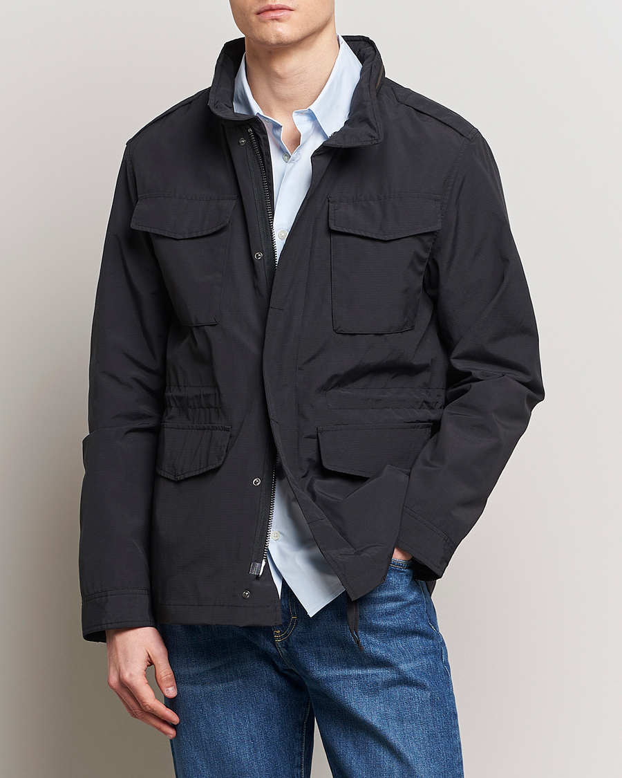 Heren | Minimalistische jassen | A Day's March | Barnett M65 Jacket Black