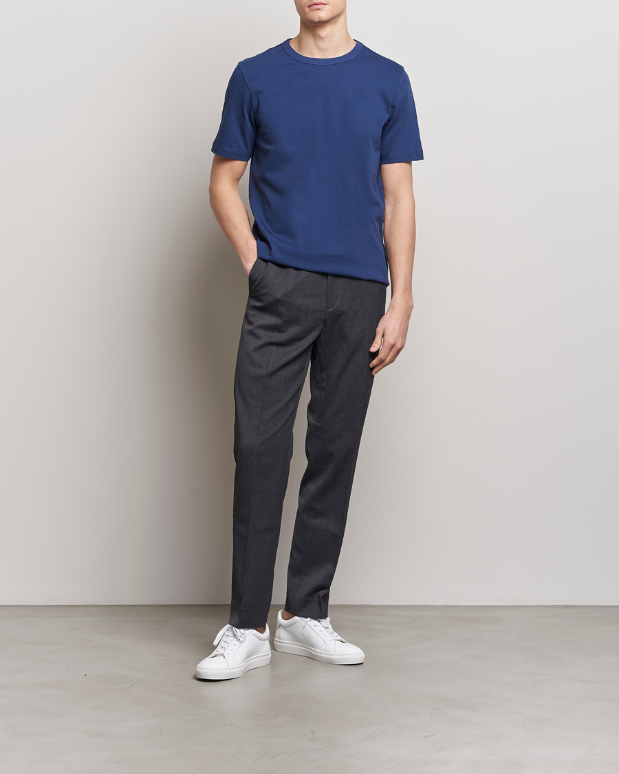 Heren | T-shirts | A Day's March | Heavy T-Shirt Brewers Blue