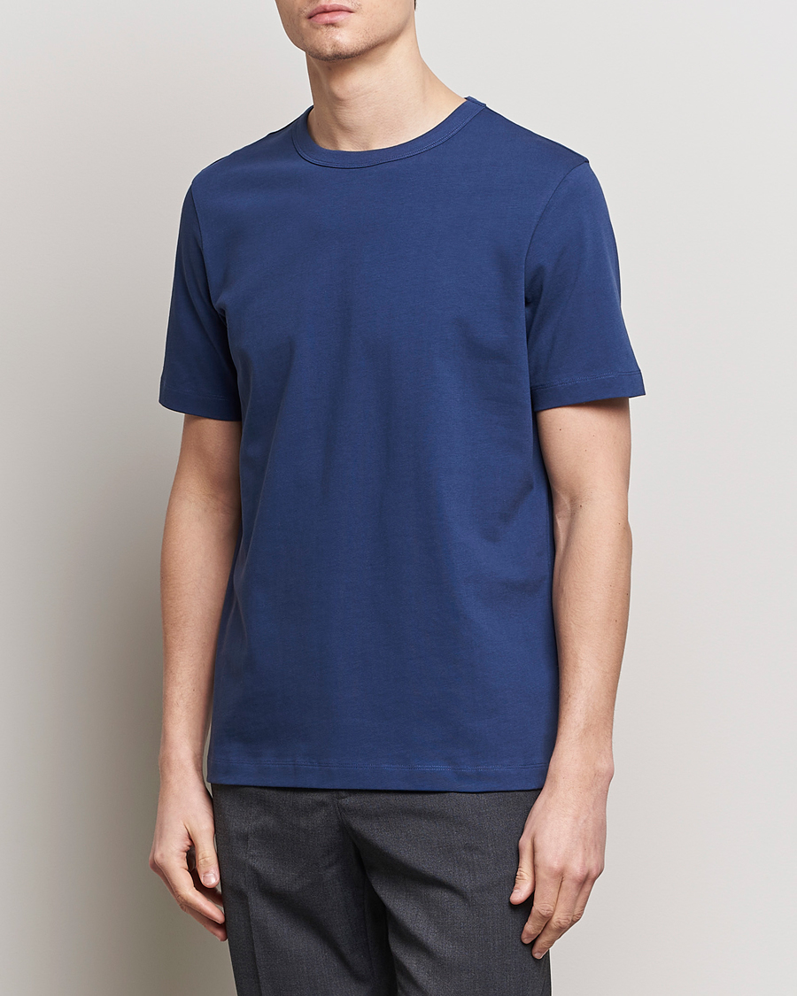 Heren | T-shirts met korte mouwen | A Day's March | Heavy T-Shirt Brewers Blue