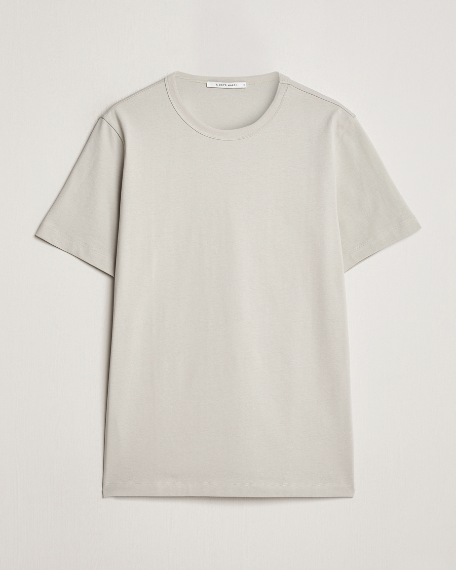 Heren | T-shirts | A Day's March | Heavyweight T-Shirt Dove