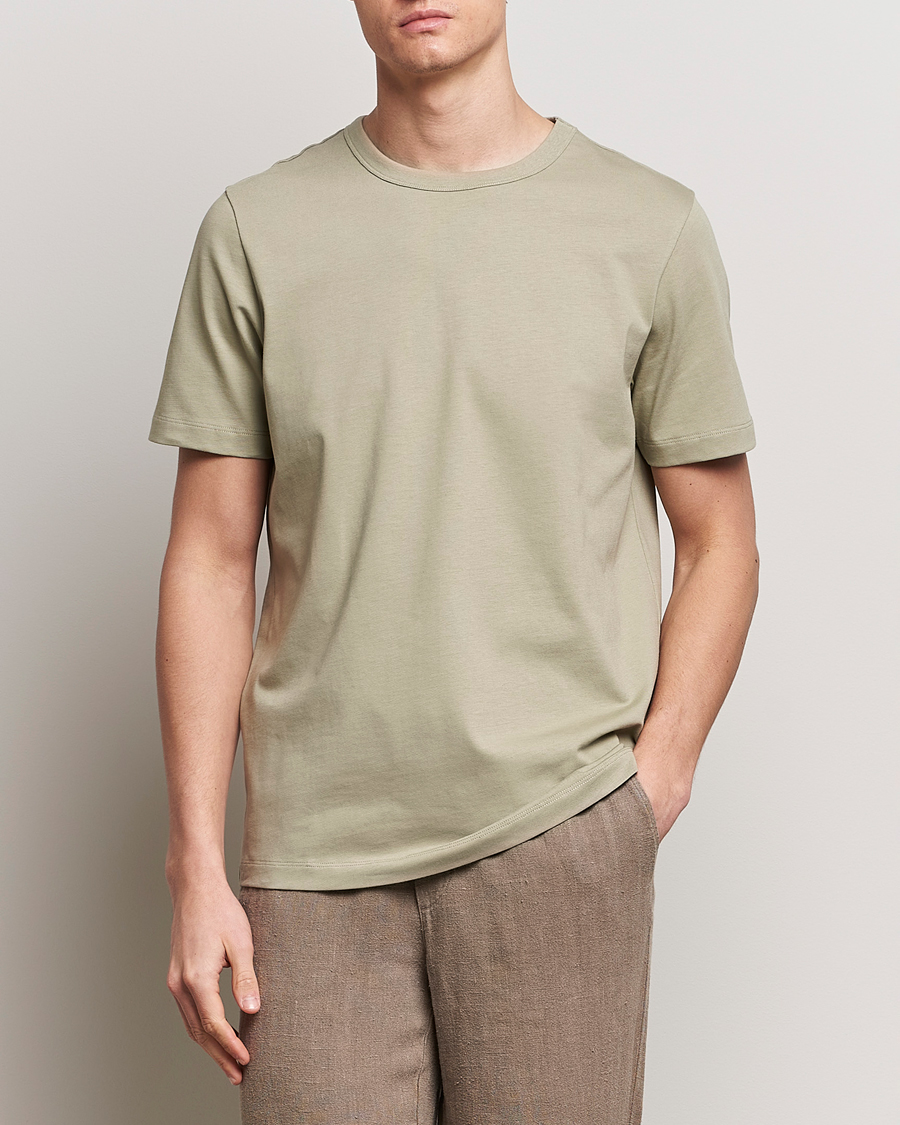 Heren | T-shirts met korte mouwen | A Day's March | Heavy T-Shirt Green Tea