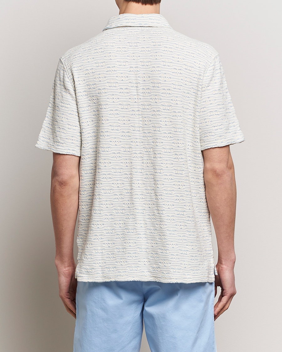 Heren | Overhemden | J.Lindeberg | Torpa Structure Shirt Chambray Blue