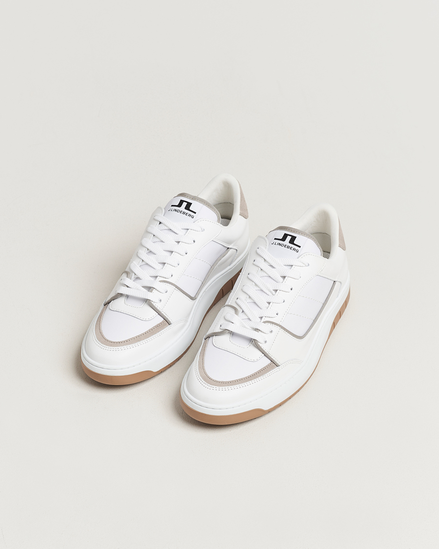 Heren | Witte sneakers | J.Lindeberg | Cobe Tennis Sneaker White