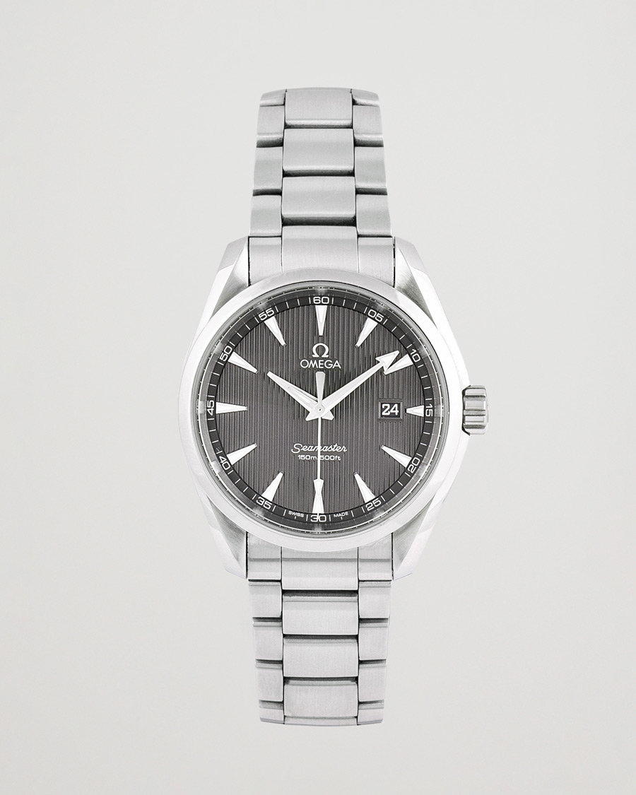 Heren | Omega Pre-Owned Seamaster Aqua Terra Silver | Omega Pre-Owned | Seamaster Aqua Terra Silver