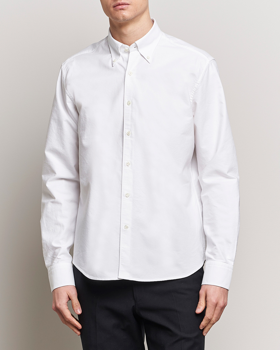 Heren |  | Oscar Jacobson | Reg Fit BD Casual Oxford Optical White