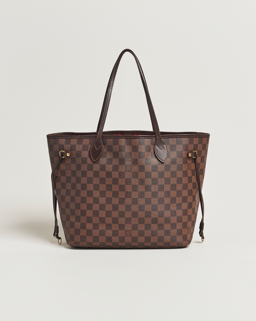 Heren | Louis Vuitton Pre-Owned Neverfull MM Totebag Damier Ebene | Louis Vuitton Pre-Owned | Neverfull MM Totebag Damier Ebene