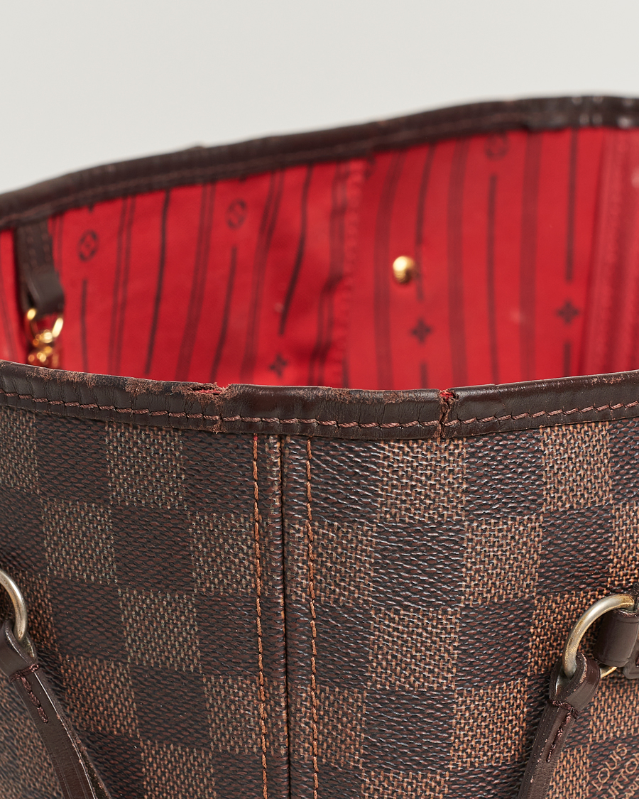 Heren | Louis Vuitton Pre-Owned Neverfull MM Totebag Damier Ebene | Louis Vuitton Pre-Owned | Neverfull MM Totebag Damier Ebene