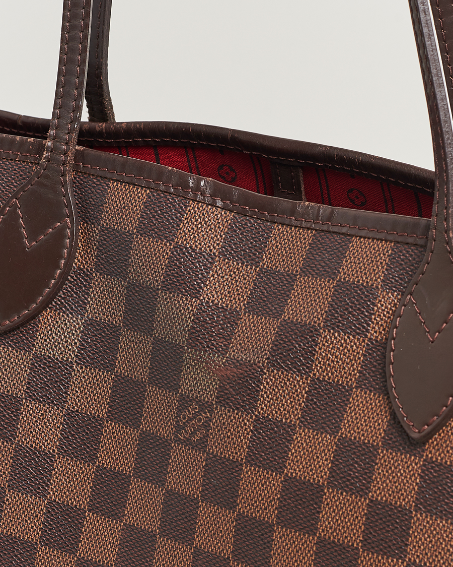 Heren | Louis Vuitton Pre-Owned Neverfull MM Totebag Damier Ebene | Louis Vuitton Pre-Owned | Neverfull MM Totebag Damier Ebene