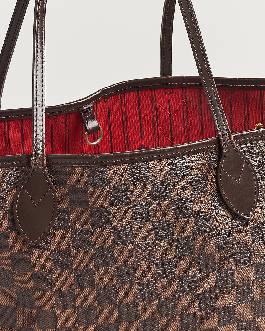 Heren | Louis Vuitton Pre-Owned Neverfull MM Totebag Damier Ebene | Louis Vuitton Pre-Owned | Neverfull MM Totebag Damier Ebene