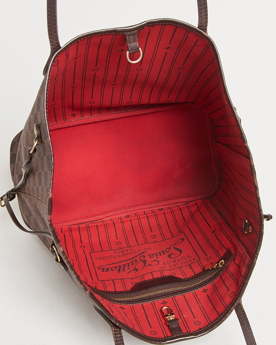 Heren | Louis Vuitton Pre-Owned Neverfull MM Totebag Damier Ebene | Louis Vuitton Pre-Owned | Neverfull MM Totebag Damier Ebene