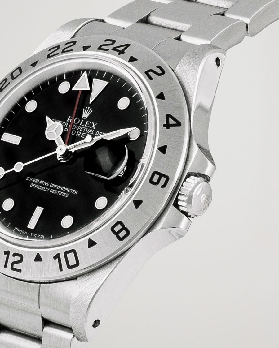 Heren | Rolex Pre-Owned Explorer II 16570 Silver | Rolex Pre-Owned | Explorer II 16570 Silver