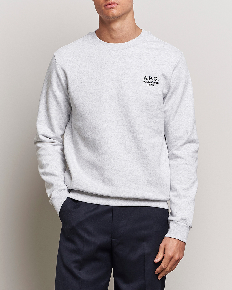 Heren | Sweatshirts | A.P.C. | Sweatshirt Rue Madame Grey Chine