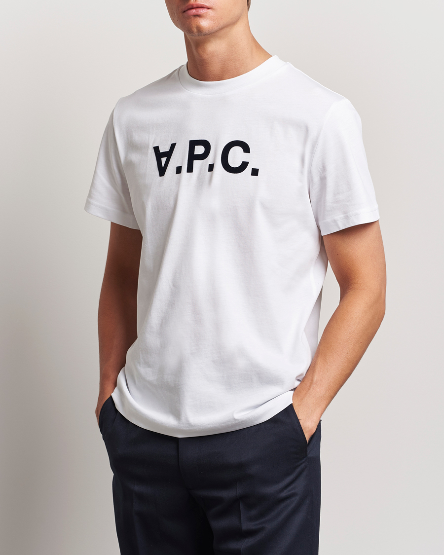 Heren |  | A.P.C. | VPC T-Shirt White/Dark Navy