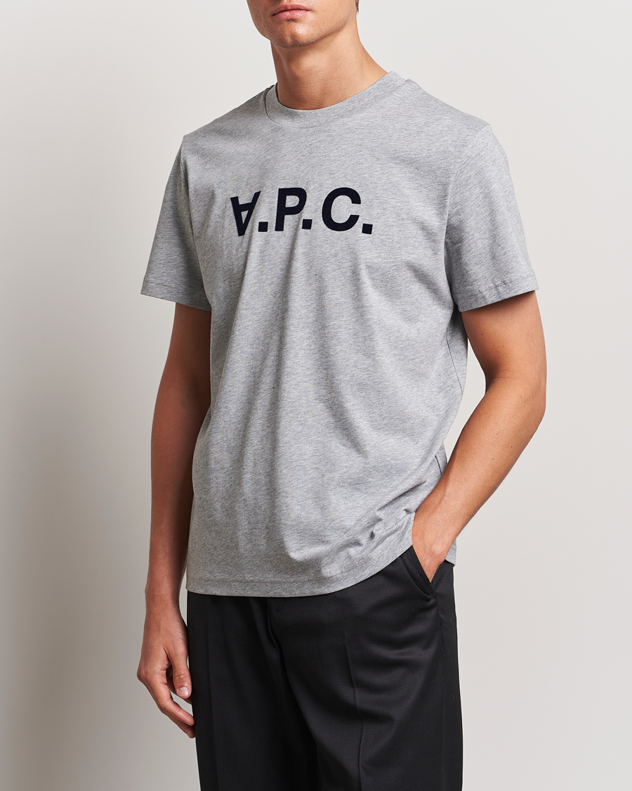 Heren | Nieuws | A.P.C. | VPC T-Shirt Grey Chine