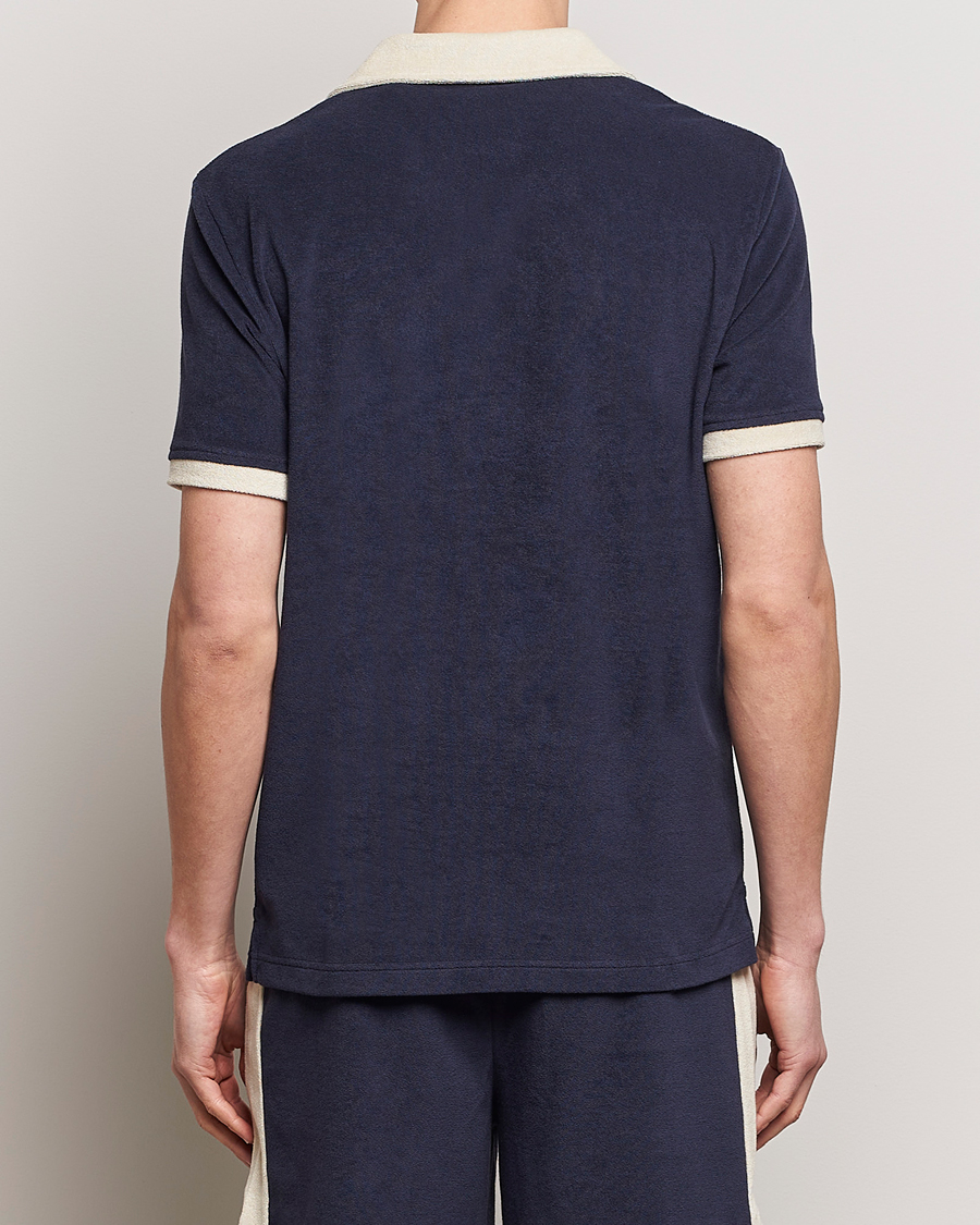 Heren | Polo's | GANT | Towelling Resort Collar Polo Evening Blue
