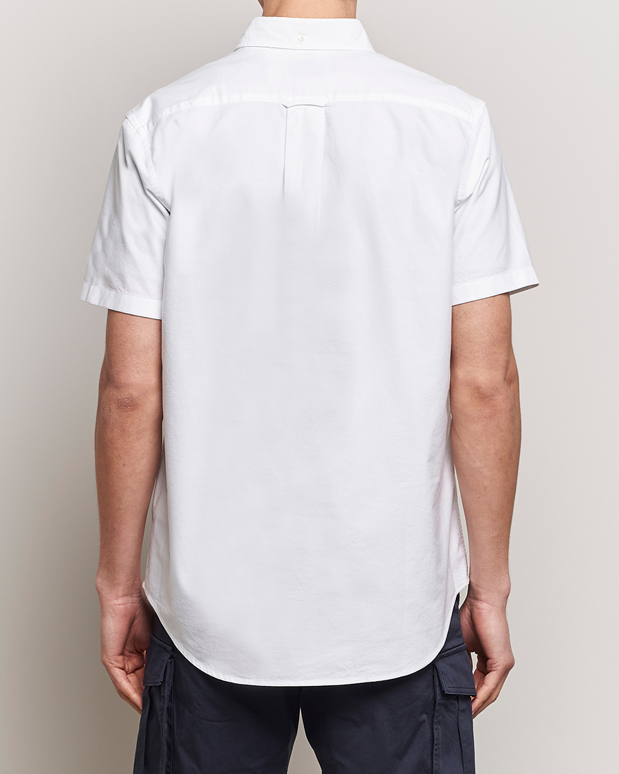 Heren | Overhemden | GANT | Regular Short Sleeve Oxford Shirt White