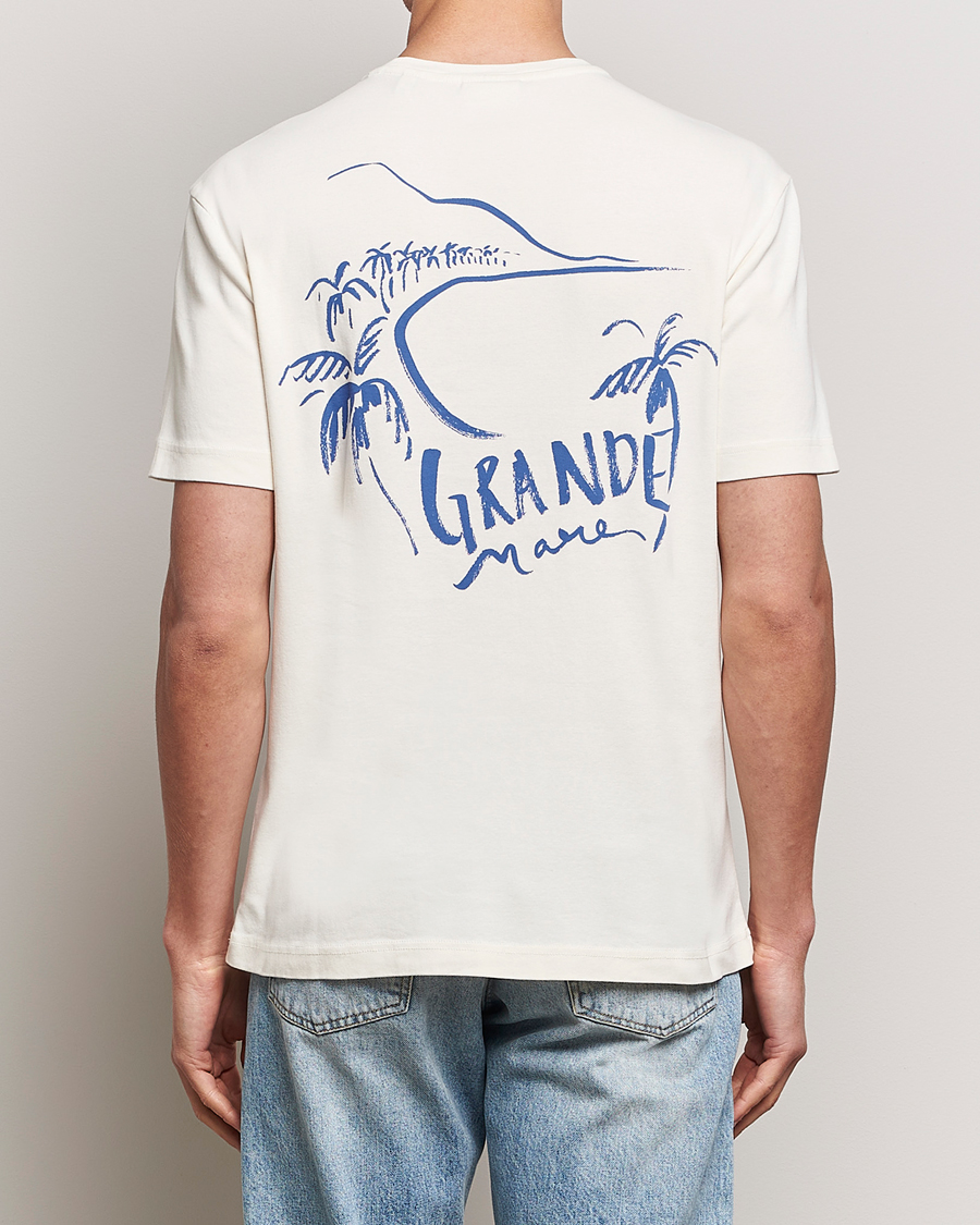Heren | T-shirts | GANT | Graphic Printed T-Shirt Cream