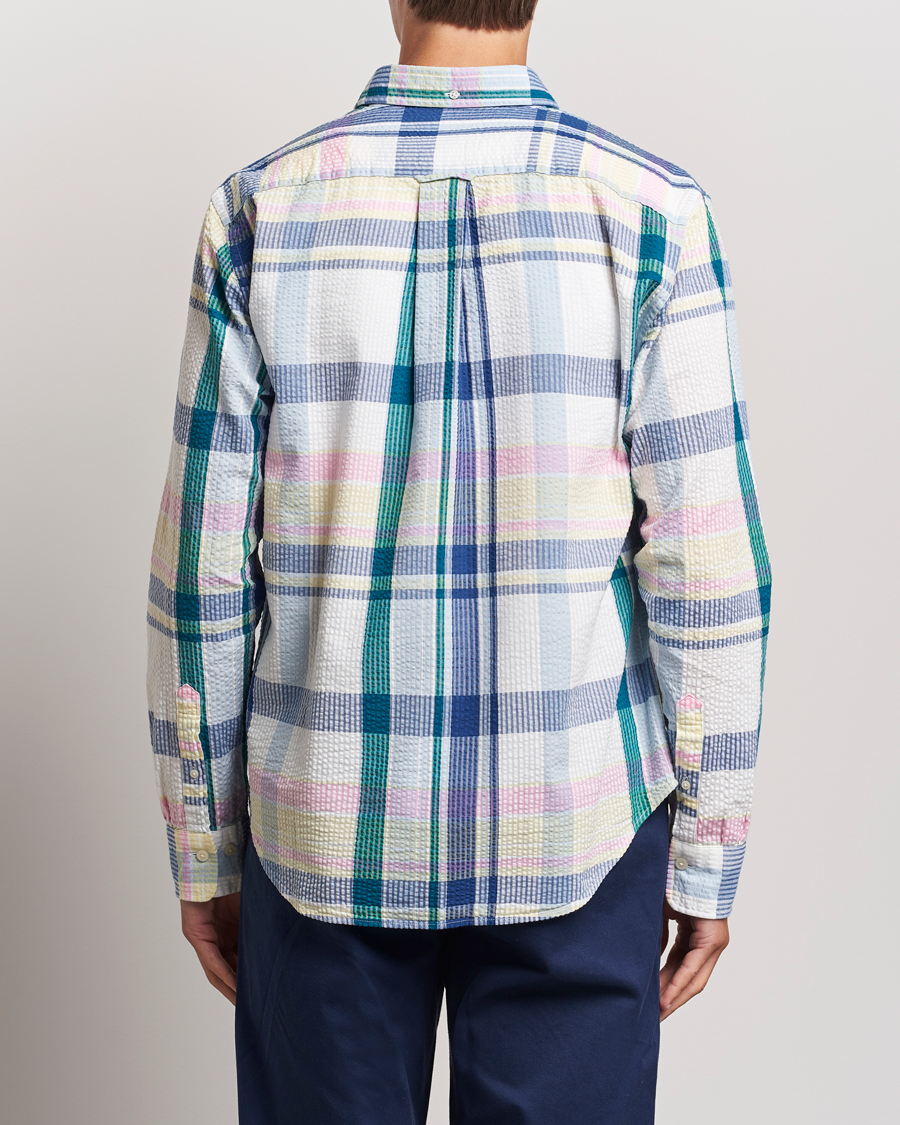 Heren | Overhemden | GANT | Reg Seersucker Madras Shirt Multi