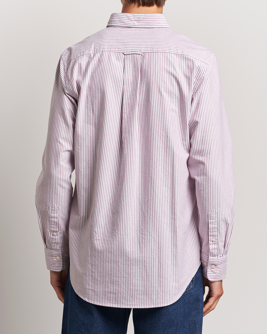Heren | Overhemden | GANT | Reg Oxford Banker Stripe Shirt Pale Syren