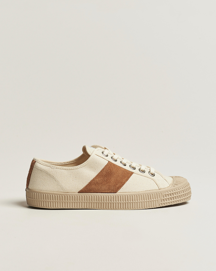 Heren | Novesta Star Master Organic Cotton Sneaker Beige/Caramel | Novesta | Star Master Organic Cotton Sneaker Beige/Caramel