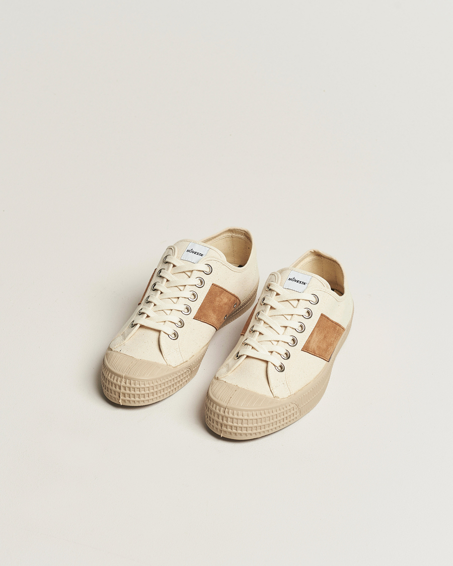 Heren | Novesta Star Master Organic Cotton Sneaker Beige/Caramel | Novesta | Star Master Organic Cotton Sneaker Beige/Caramel