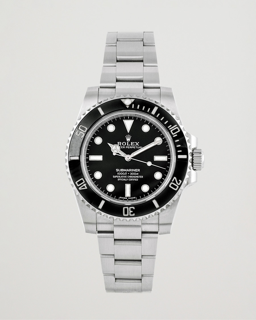 Heren | Rolex Pre-Owned Submariner 114060 Silver | Rolex Pre-Owned | Submariner 114060 Silver