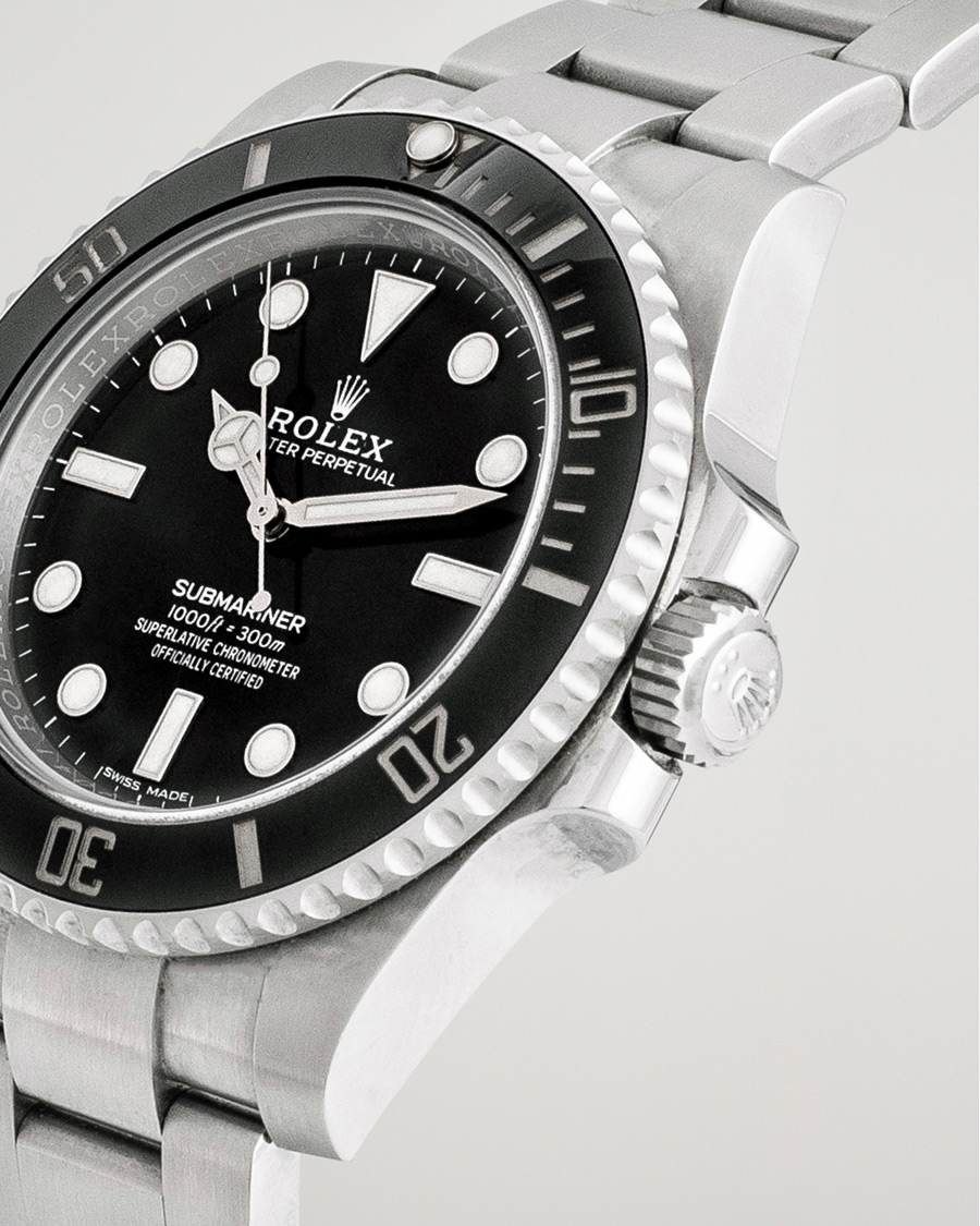 Heren | Rolex Pre-Owned Submariner 114060 Silver | Rolex Pre-Owned | Submariner 114060 Silver