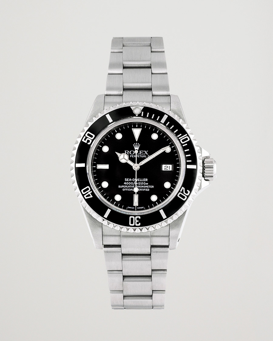 Heren | Rolex Pre-Owned Sea Dweller 16600 Oyster Perpetual Steel Black | Rolex Pre-Owned | Sea Dweller 16600 Oyster Perpetual Steel Black