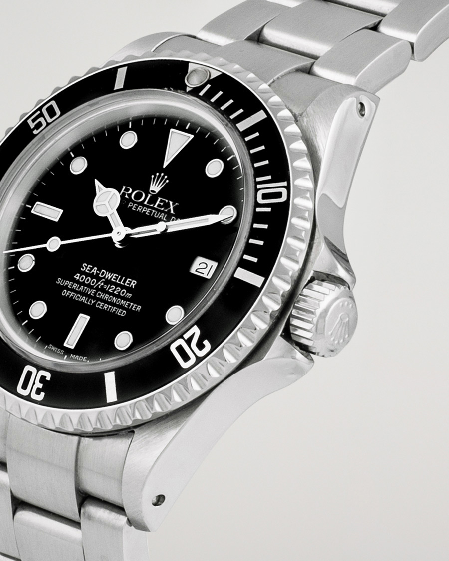 Heren | Rolex Pre-Owned Sea Dweller 16600 Oyster Perpetual Steel Black | Rolex Pre-Owned | Sea Dweller 16600 Oyster Perpetual Steel Black