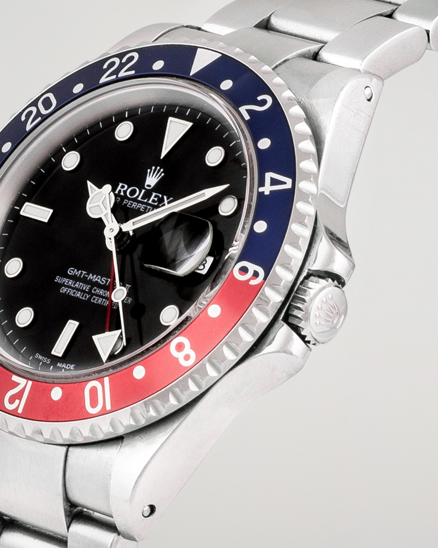 Heren | Rolex Pre-Owned GMT 16710 Silver | Rolex Pre-Owned | GMT 16710 Silver