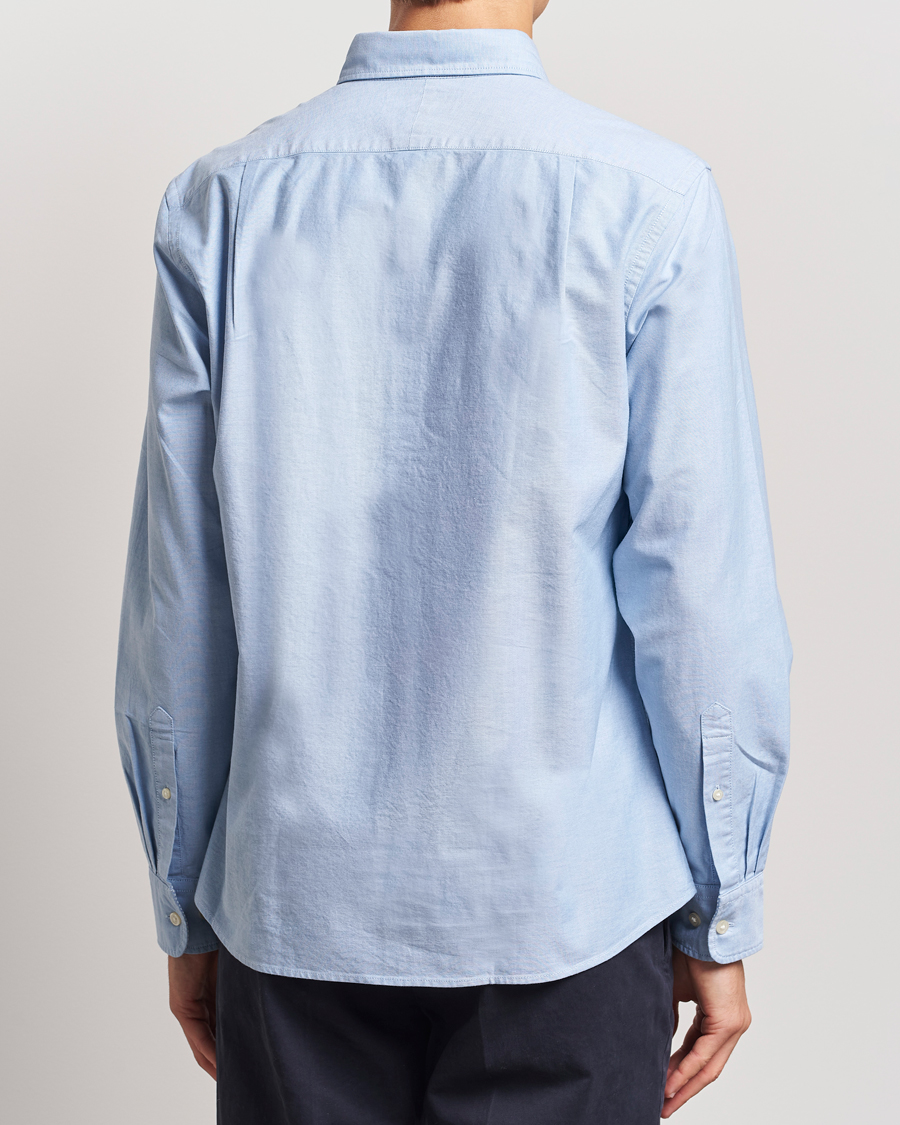 Heren | Overhemden | Charles Tyrwhitt | Button Down Stretch Oxford Shirt Sky Blue