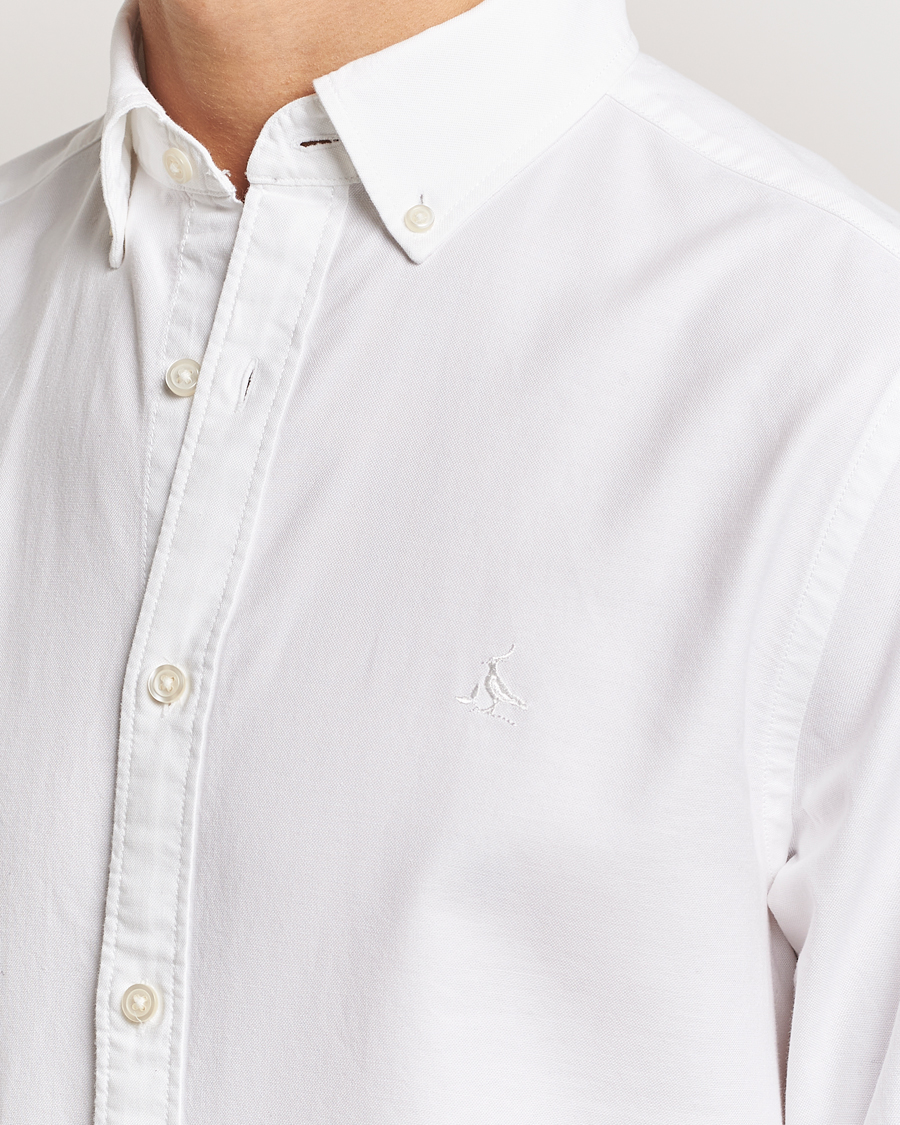 Heren | Overhemden | Charles Tyrwhitt | Button Down Stretch Oxford Shirt White