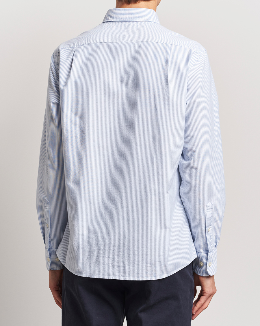 Heren | Overhemden | Charles Tyrwhitt | Button Down Stretch Oxford Shirt Blue/Whte