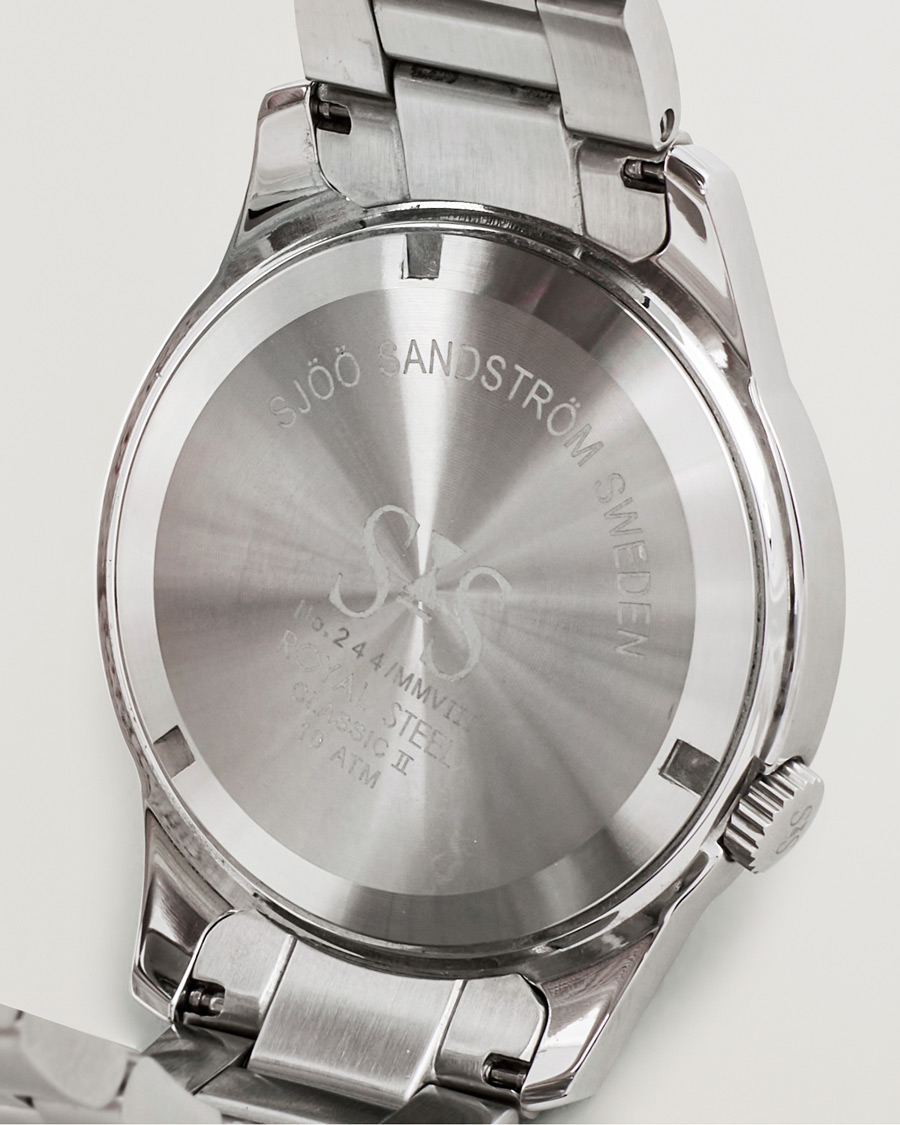 Heren | Sjöö Sandström Pre-Owned Royal Steel 41mm Silver | Sjöö Sandström Pre-Owned | Royal Steel 41mm Silver