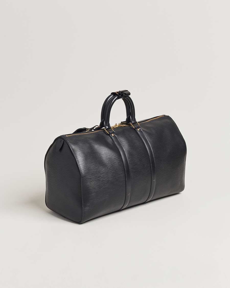 Heren | Nieuwe productafbeeldingen | Louis Vuitton Pre-Owned | Keepall 50 Epi Leather Travel Bag Black