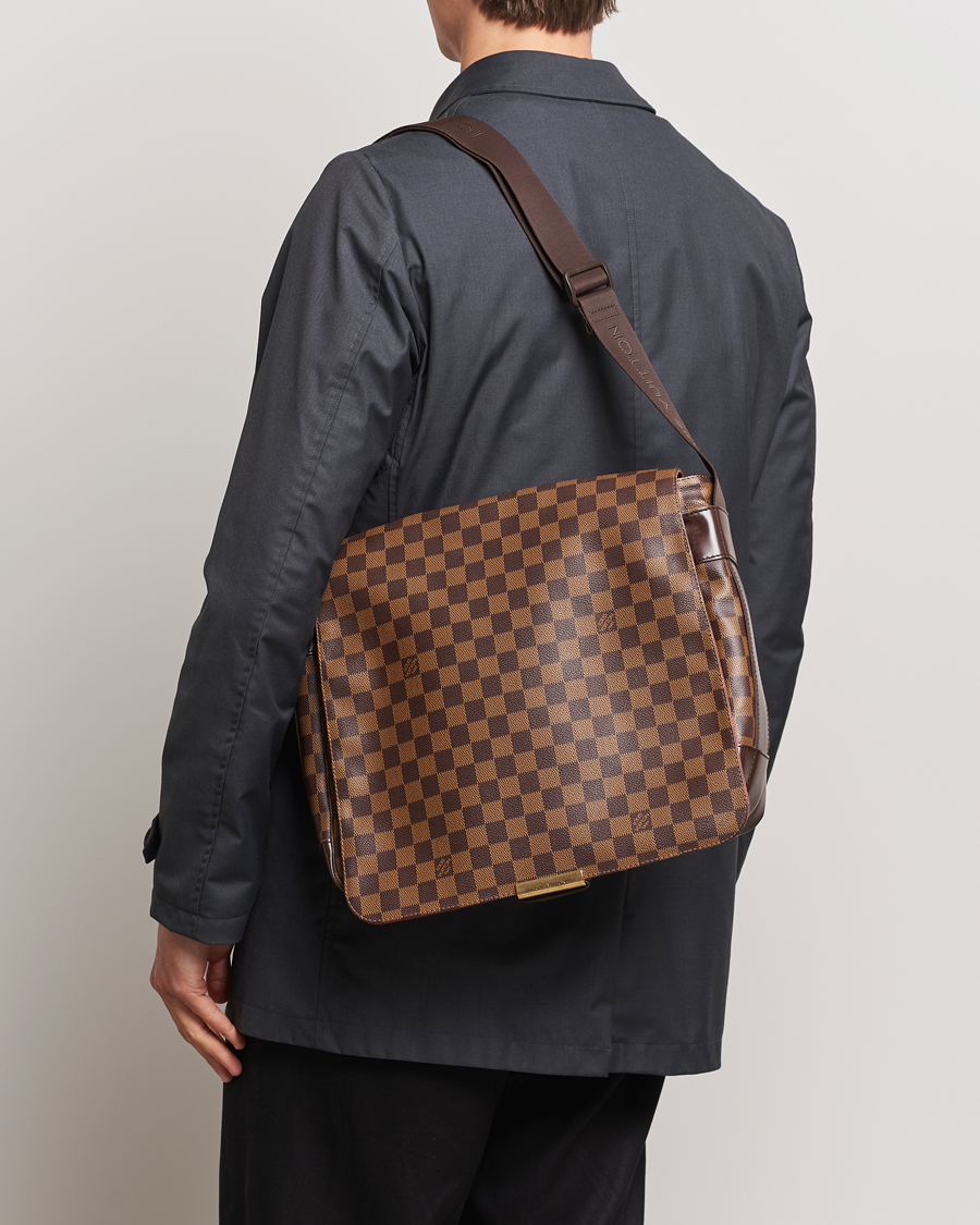 Heren | Pre-Owned & Vintage Bags | Louis Vuitton Pre-Owned | Abbesses Messenger Bag Damier Ebene