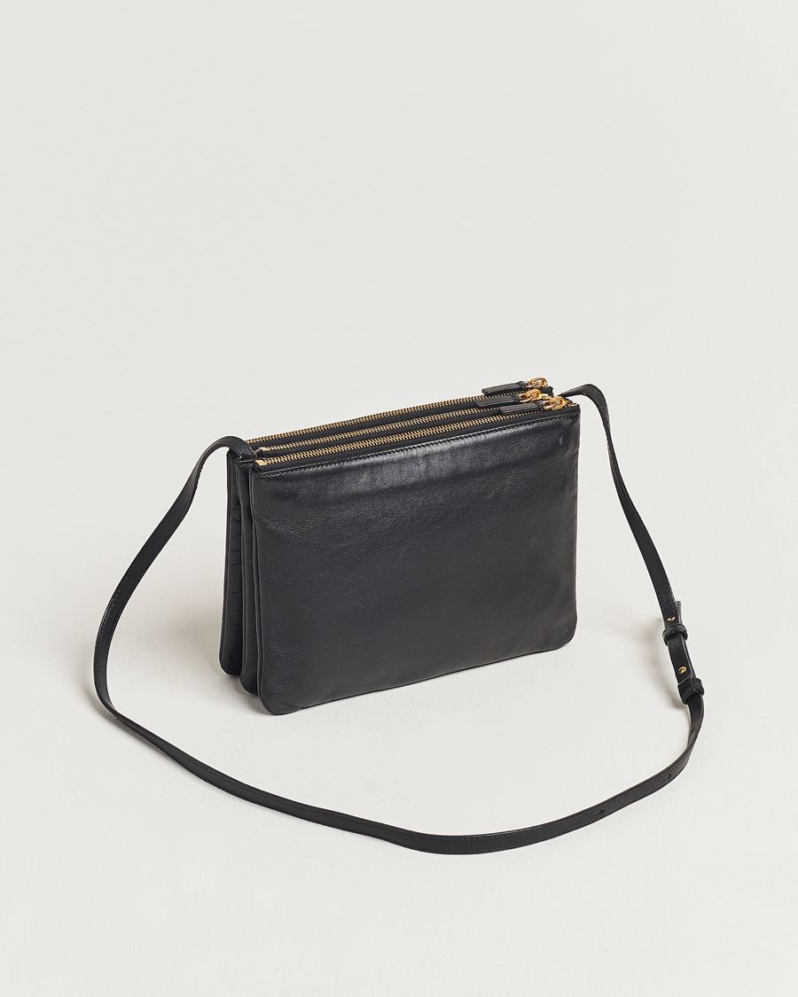 Heren |  | Celine Pre-Owned | Trio Leather Handbag Black