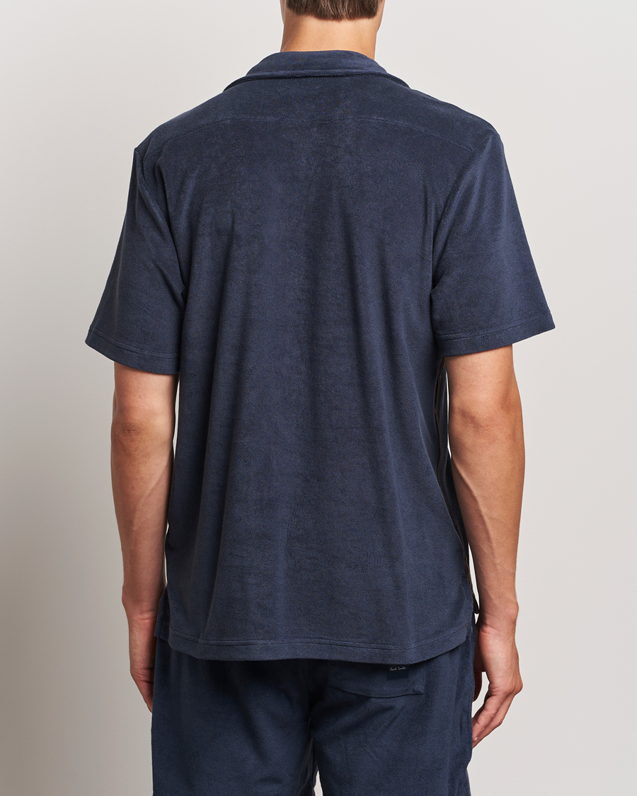 Heren | Polo's | Paul Smith | Stripe Towelling Polo Navy