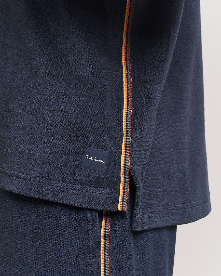 Heren | Polo's | Paul Smith | Stripe Towelling Polo Navy