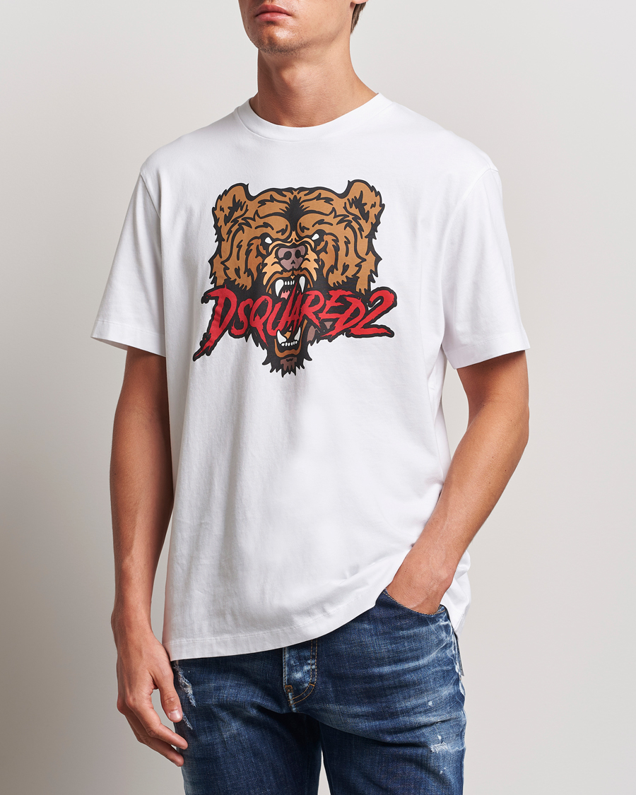 Heren |  | Dsquared2 | Bear T-Shirt White