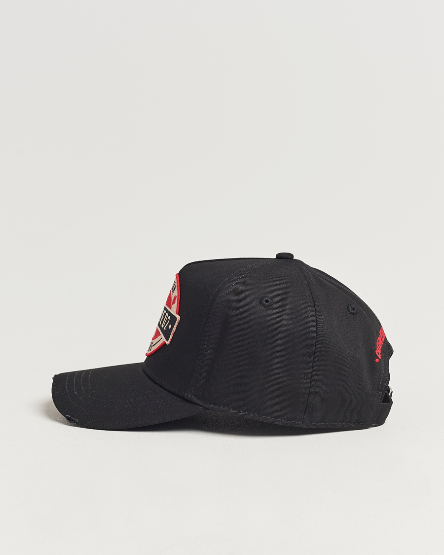 Heren | Petten | Dsquared2 | Brothers Logo Baseball Cap Black