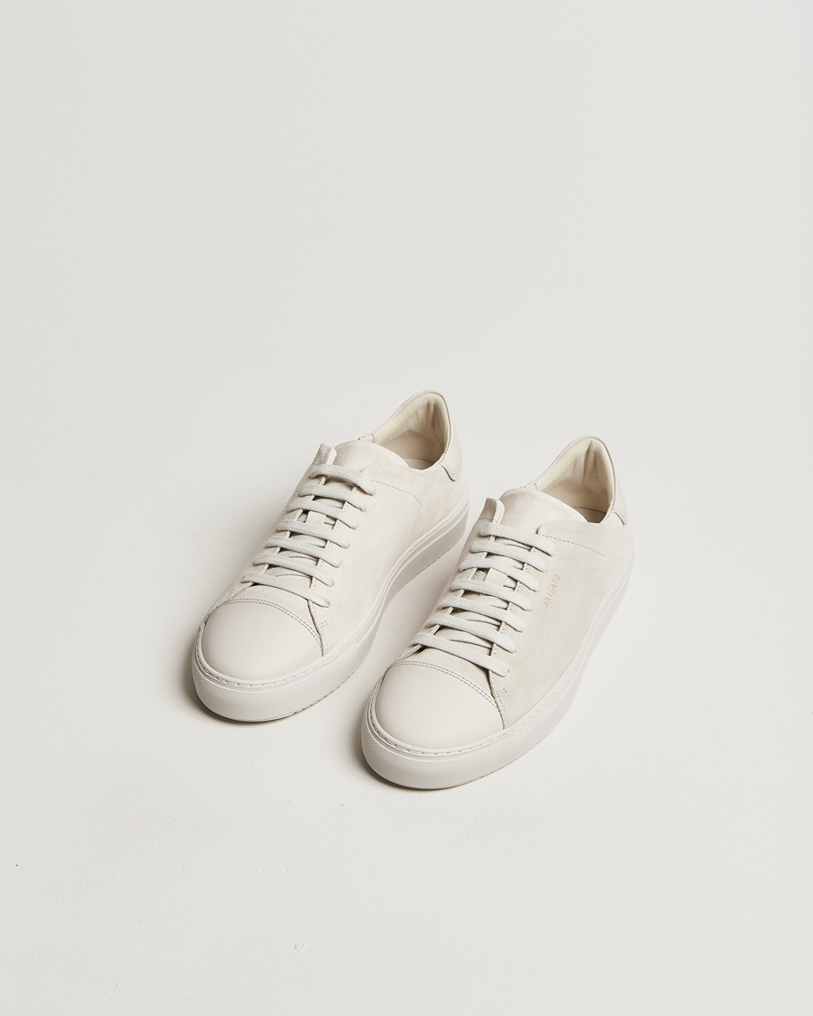 Heren | Axel Arigato Clean 90 Suede Cap Sneaker Beige | Axel Arigato | Clean 90 Suede Cap Sneaker Beige