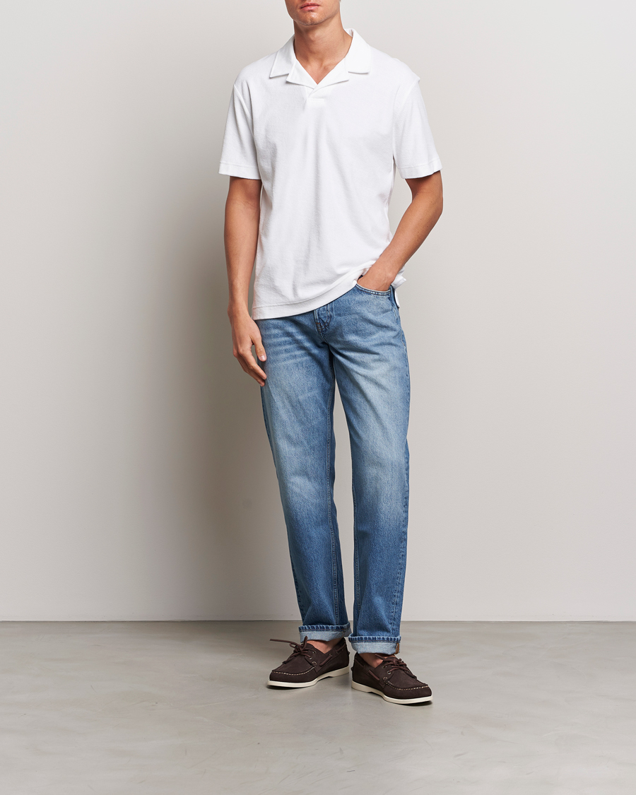 Heren | Polo's | Sunspel | Terry Polo White