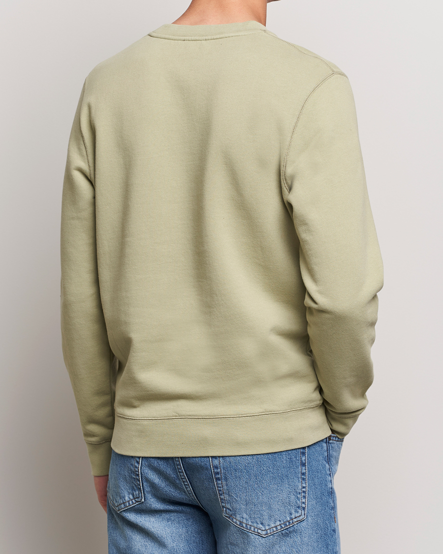 Heren | Truien | Sunspel | Loopback Sweatshirt Pale Khaki