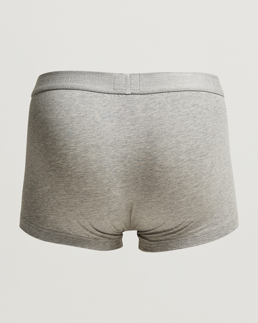 Heren | Kleding | Sunspel | 3-Pack Cotton Stretch Trunk Grey