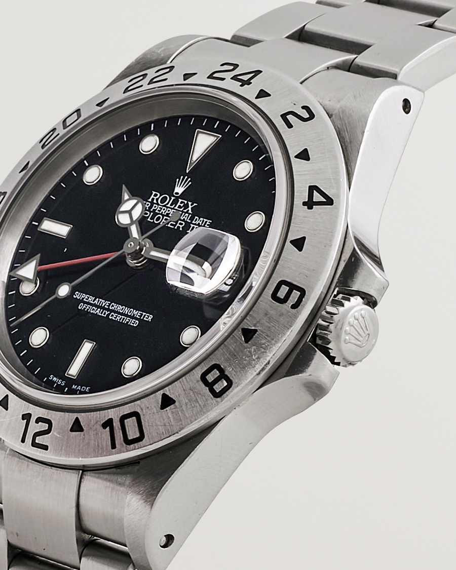 Heren | Rolex Pre-Owned Explorer II 16570 Silver | Rolex Pre-Owned | Explorer II 16570 Silver