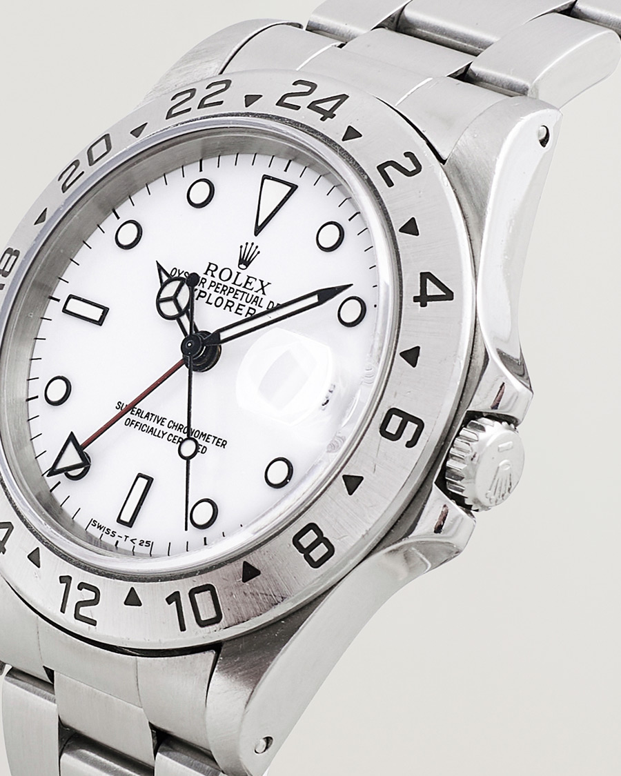 Heren | Rolex Pre-Owned Explorer II 16570 Silver | Rolex Pre-Owned | Explorer II 16570 Silver